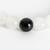  unisex white & black crystal beaded bracelet