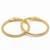  women set of 2 gold plated traditional kada bangle