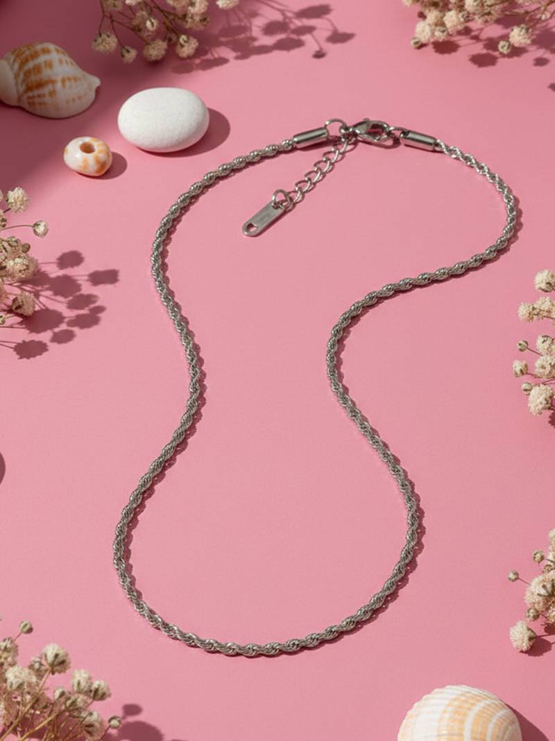  women german silver oxidised chain