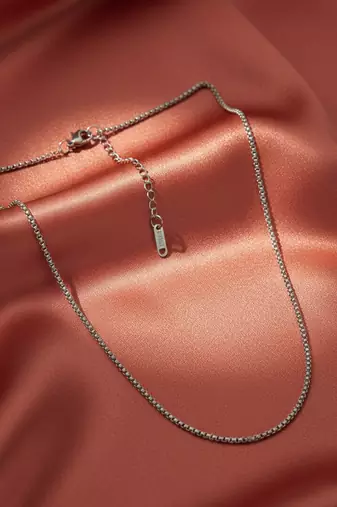  women german silver oxidised chain