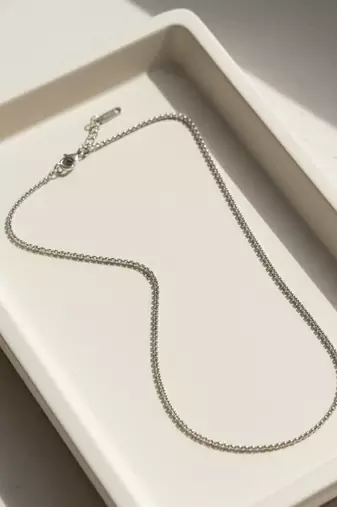  women german silver oxidised chain