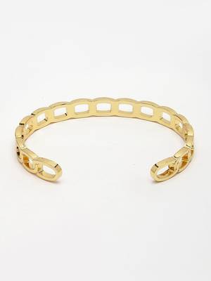  men's gold plated cuff bracelet 4