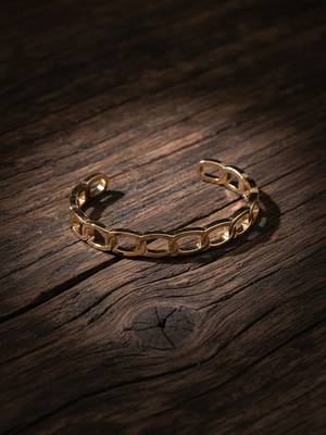  men's rose gold plated cuff bracelet 4
