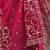 Sparkling Pink Thread Embroidered Silk Bridal Lehenga Choli With Double Dupatta