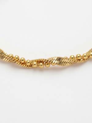 women gold plated handcrafted minimal chain 5