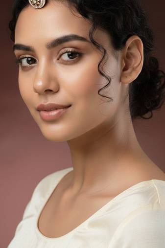  women gold plated cz stone borla maang tikka