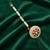  women gold plated cz stone borla maang tikka