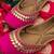 Rani pink embroidered leather juttis
