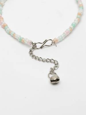  women multicolour artificial beads anklet 5