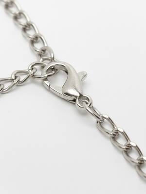  women evil eye silver plated link bracelet 5