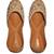 Gold embroidered leather juttis