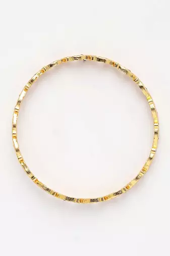  women set of 2 gold plated cz stone bangle