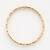  women set of 2 gold plated cz stone bangle