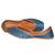 Blue embroidered leather juttis