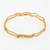  women set of 4 gold plated cz stone bangle
