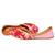 Pink embroidered leather juttis