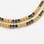  women gold plated artificial beads chain