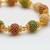  women gold plated multicolour artificial beads chain