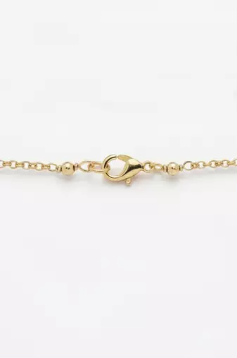  women gold plated artificial beads chain