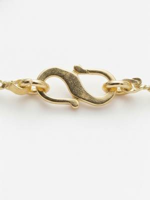  women gold plated artificial beads layered chain 5