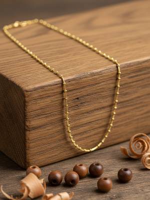  women gold plated minimal chain 4