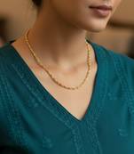  women gold plated  chain