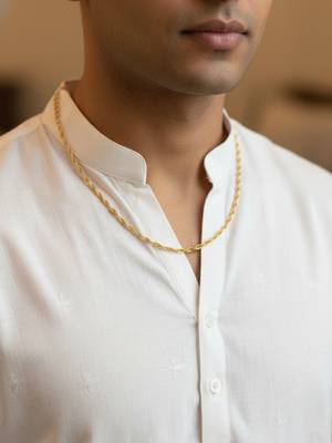  women gold plated  chain 4
