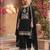 Black vichitra silk suit with embroidery & Sequin work