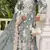 Grey chiffon suit with embroidery & Sequin work