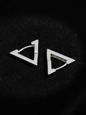  men's multicolour geomatric shaped stud earrings 5