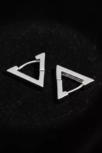  men's multicolour geomatric shaped stud earrings