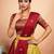 Elegant Red & Yellow  Digital Printed Lehenga with Brush Print Dupatta Set