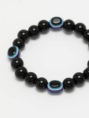  unisex black evil eye adjustable bracelet 5