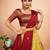 Elegant Red & Yellow  Digital Printed Lehenga with Brush Print Dupatta Set