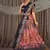BLUE Festive Wear Printed Lehenga Choli