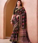  chanderi fabric printed saree