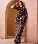  chanderi fabric printed saree