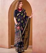  chanderi fabric printed saree