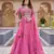 Pink Color Embroidery moti with Sequence & Thred Work Silk Lahenga Choli Set
