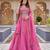 Pink Color Embroidery moti with Sequence & Thred Work Silk Lahenga Choli Set