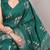  banarasi saree with silver zari work & blouse piece