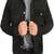 Qawach men's  genuine suede  leather jacket stylish vintage black