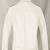 Qawach men's white with black strip genuine leather jacket lambskin vintage pocket
