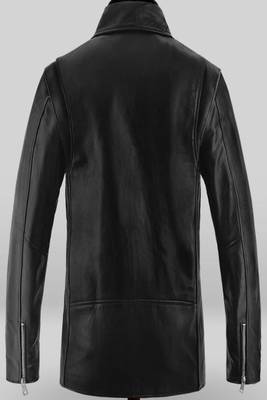 men's black premium lambskin leather jacket vintage inspired look exclusive 2