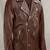 Qawach men's pure vintage brown genuine leather lambskin stylish jacket