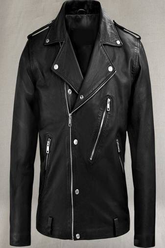 men's brown premium lambskin leather jacket vintage inspired look premium