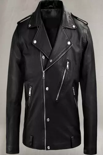 Qawach men's pure vintage brown genuine leather lambskin stylish jacket