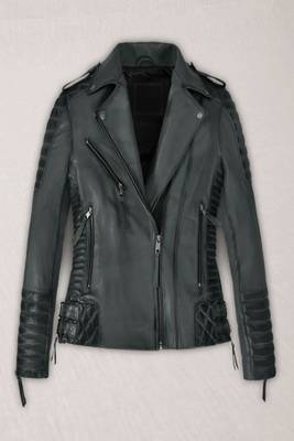 men's black premium lambskin leather jacket premium quilted design premium 1