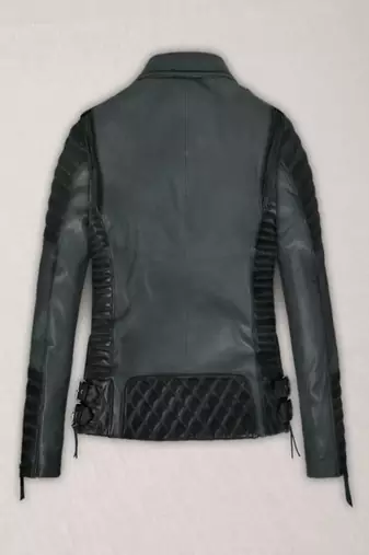 men's black premium lambskin leather jacket premium quilted design premium