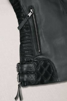 men's black premium lambskin leather jacket premium quilted design premium 3